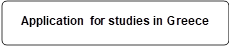 Application for studies in Greece